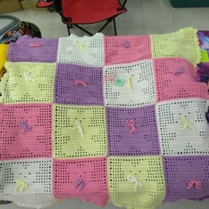 Homemade Crocheted Baby Blanket
